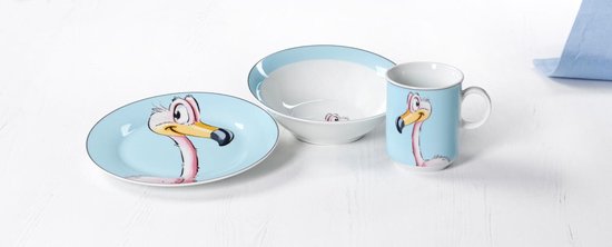 Kindergeschirr Happy Zoo Set van 3 van Kinder — afbeelding 2