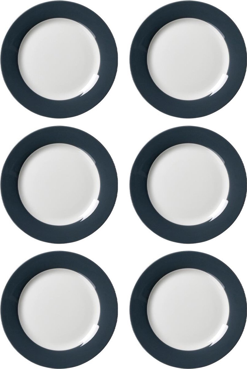 Dessertteller Doppio ø 20 cm Set van 6