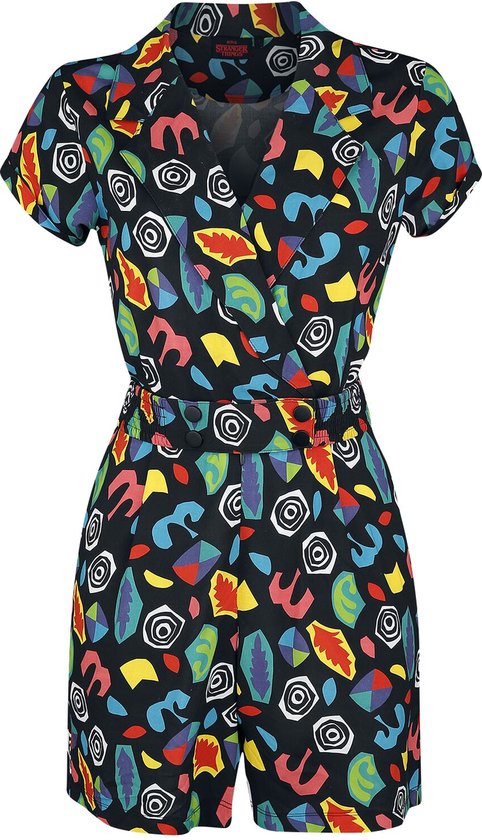 Combinaison Cosplay Eleven Stranger Things noire M Viscose -