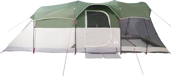 vidaXL Tunneltent - 8-persoons - Waterdicht - Groen Kampeeruitrusting - Gezinstent - Tunneltent - Waterdichte Tent - Windbestendige Tent van Vidaxl — afbeelding 4