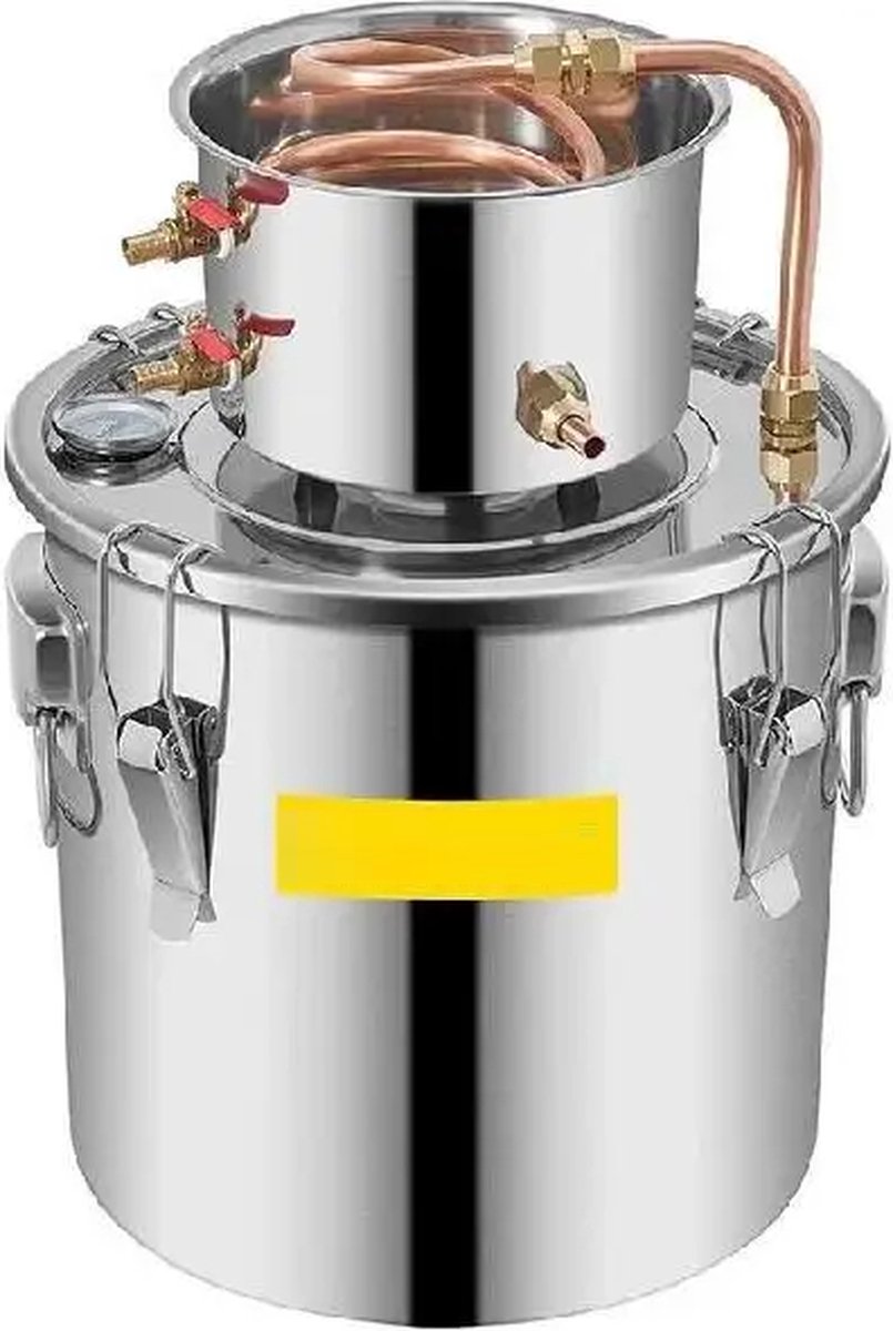 Betaalbare Goederen® Distilleer Machine - 20L - Bier Brouwen - Brouwketel - Voor Huishoudapparatuur