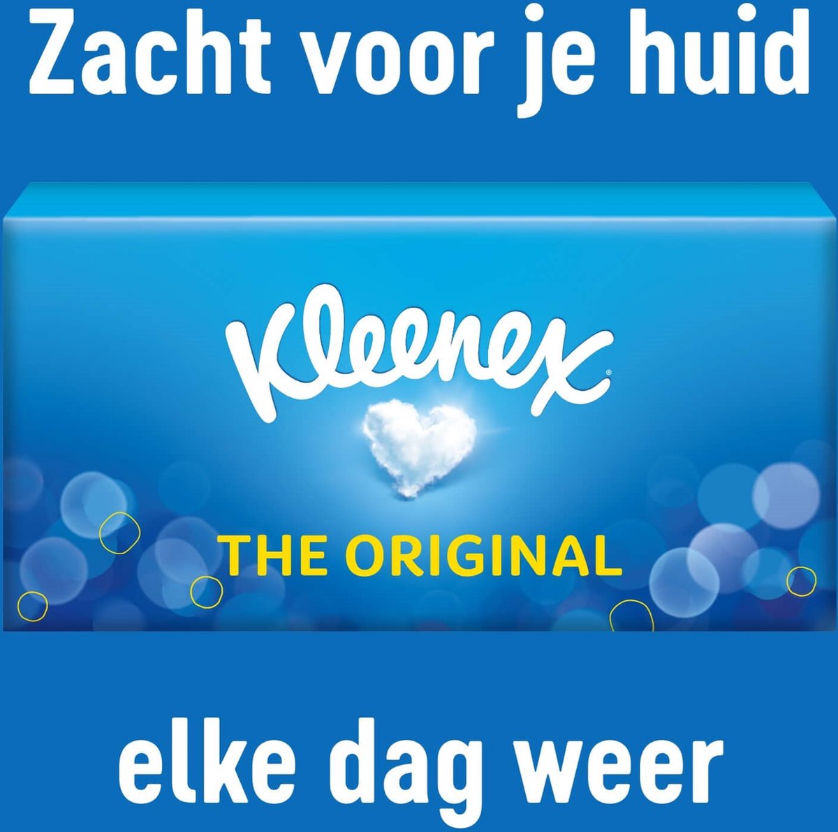 Goedkoopste KLEENEX Tissues - The Original zakjes - Voordeelbox - 10 x 12 zakjes = 1080 zakdoekjes