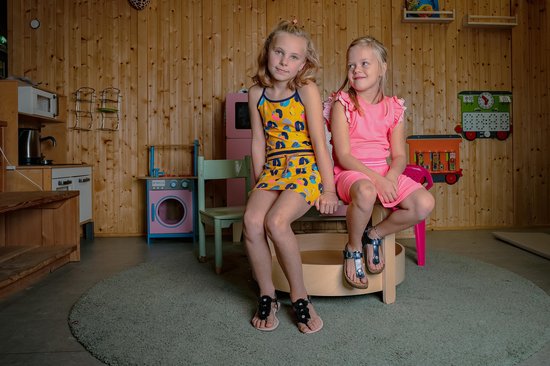 4PRESIDENT Robe Filles - Léopard AOP - Taille 92 - Robes Filles