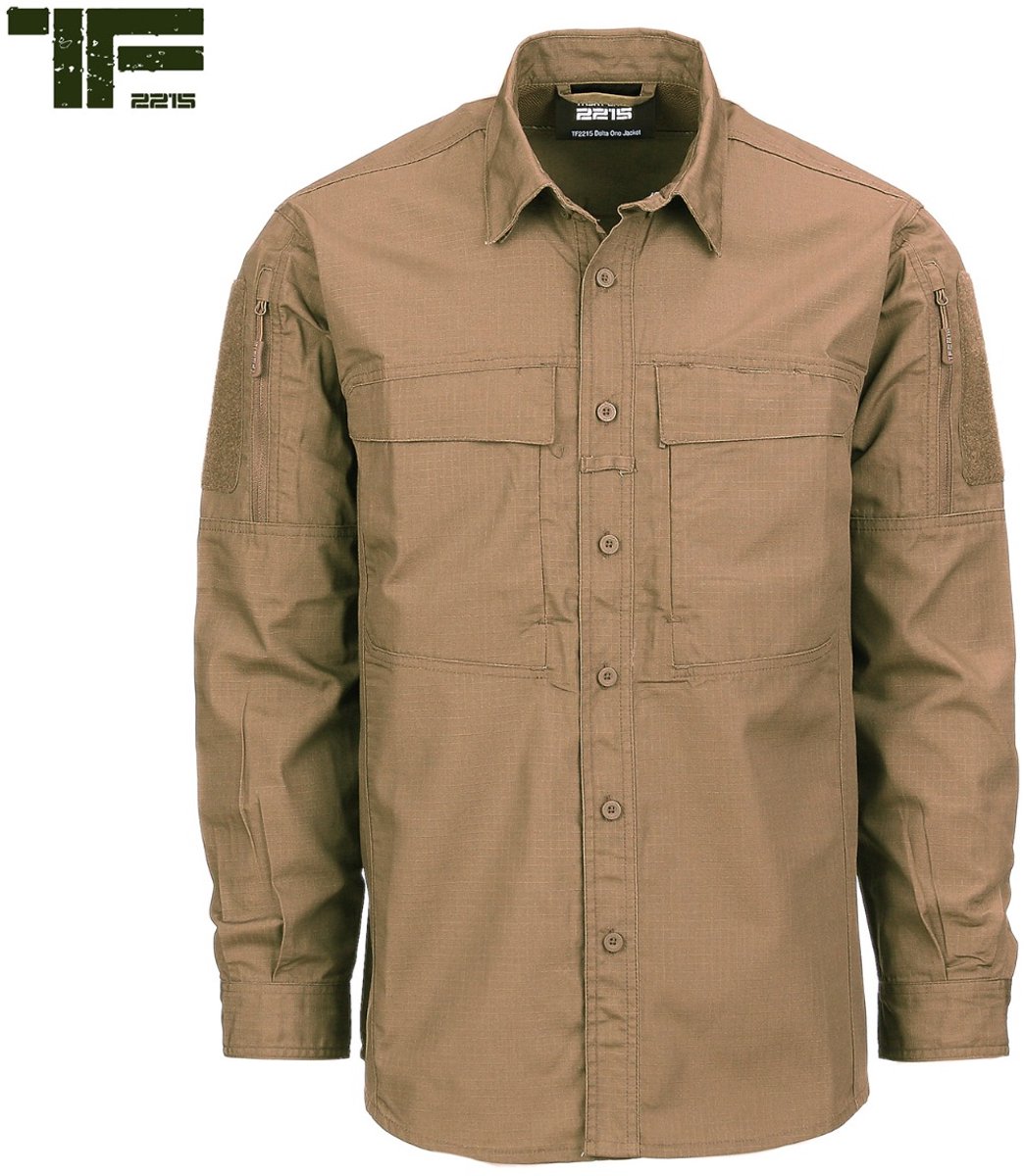 TF-2215 - TF-2215 Delta One jacket (kleur: Coyote / maat: L)