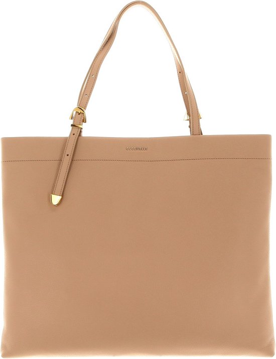 COCCINELLE Cuir Sac shopper Coccinelle Gleen Handbag Toasted Beige