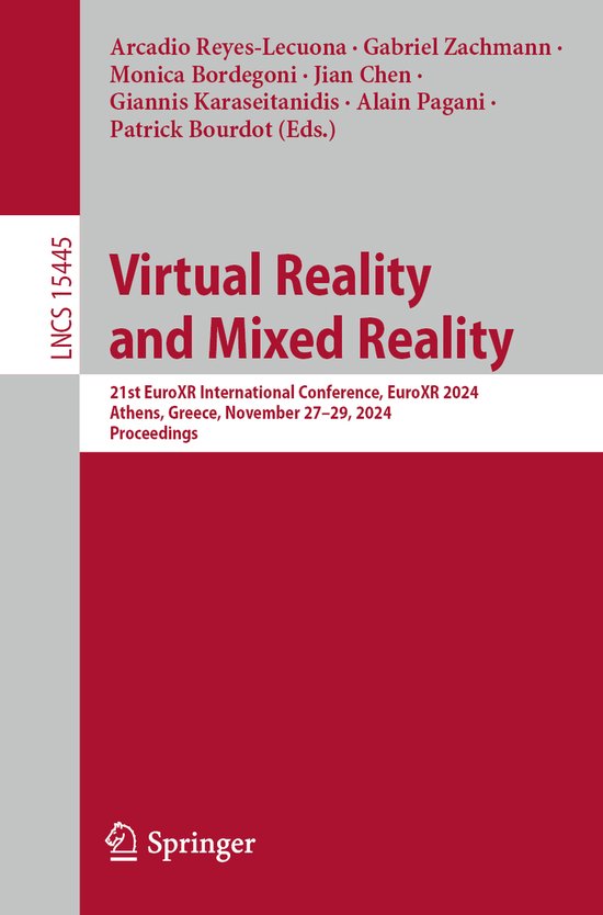 Lecture Notes in Computer Science15445- Virtual Reality and  ... - cover