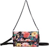 Desigual Schoudertas Bols Eterea Black Venecia Across Body Bag Black Veelkleurig