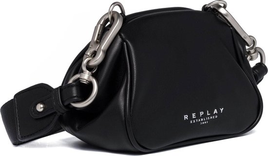 REPLAY FM3711 0098 Sac à bandoulière pour homme Noir, 0098 Black, UNIC