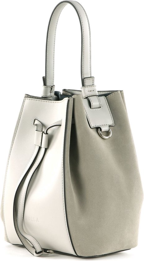 Coach Bleecker Bucket schoudertas van leer met uitneembare etui • Zwart