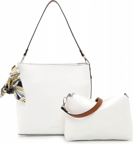 Tamaris Sac à épaule Sac à épaule bandoulière Gerlinde Hobo Bag White Blanc