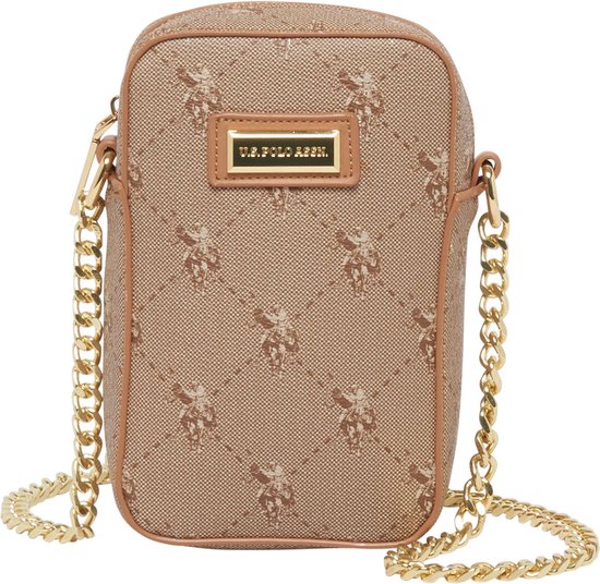 U.S. POLO ASSN. Sac à épaule bandoulière Hampton Mini Bag Camel Brun