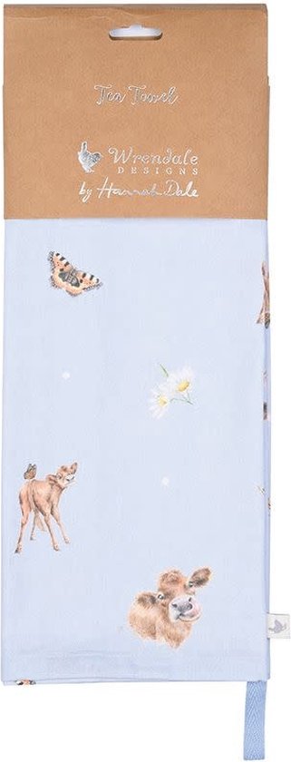 Torchon Wrendale - Torchon 'Farmyard Friends' Animaux de la basse-cour - Essuies de vaisselle Wrendale Designs