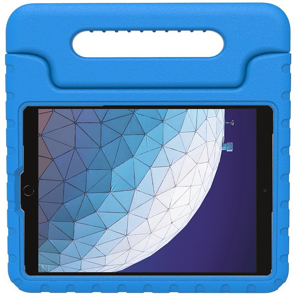 Cazy tablet Hoes Kinderen geschikt voor iPad Air 3 (2019) 10.5 inch - Kinderhoes Tablet Classic - Blauw