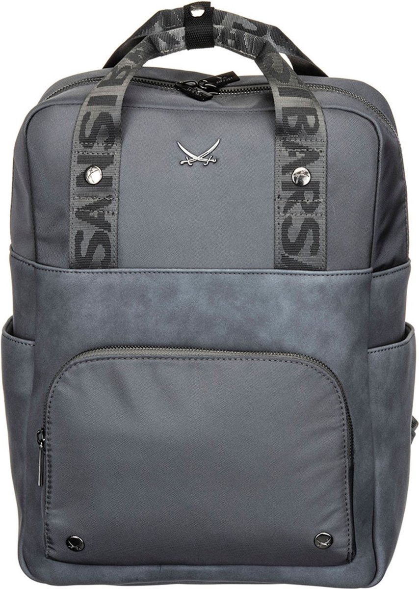 Sansibar Vrije tijd rugzak Rugzak met laptopvak Backpack Anthracite Antraciet
