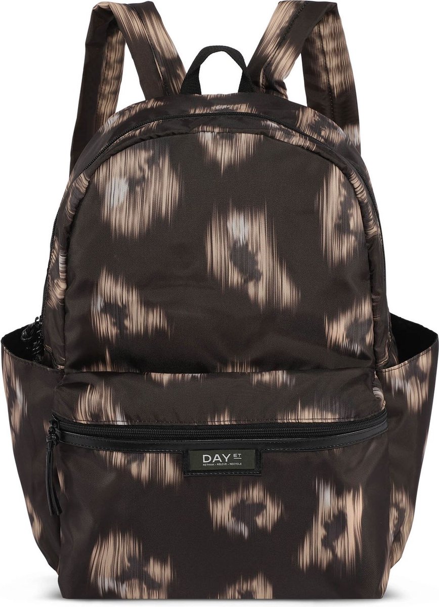 DAY ET Vrije tijd rugzak Rugzak met laptopvak Day Gweneth RE-P Ikat Backpack Black Zwart Beige