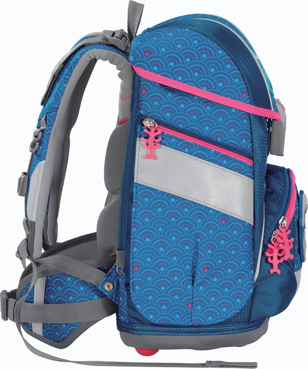 Step by Step Schooltas 2in1 Plus Schulranzen-Set 6-delig Dolphin Pippa Lichtblauw