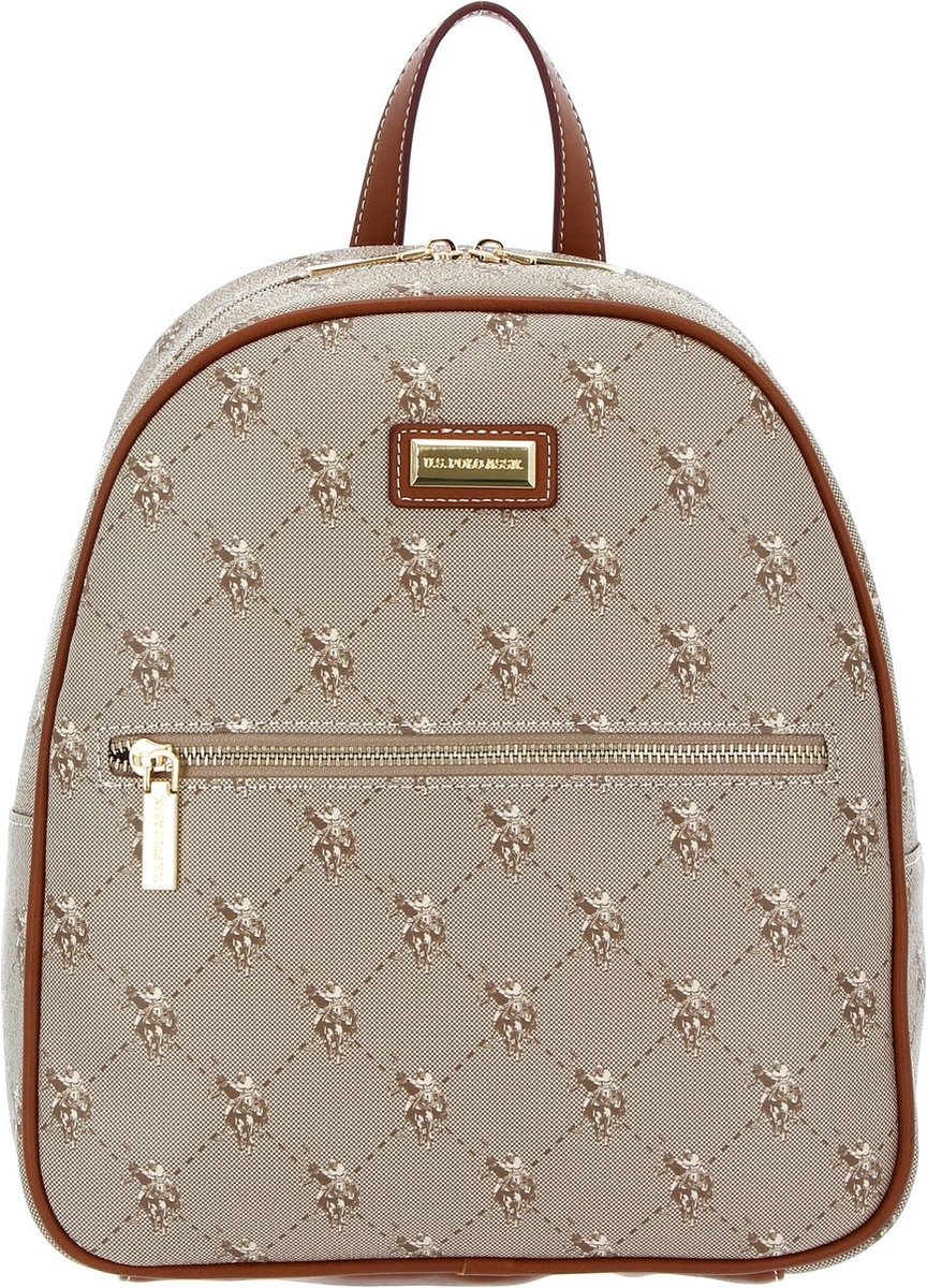 U.S. POLO ASSN. Rugzak Hampton Backpack Bag Brown Beige Veelkleurig