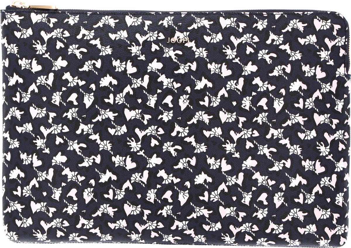 JOOP! Laptop hoes met laptopvak Cortina Amore Geena Sleeve LHZ 1 Darkblue Blauw Veelkleurig