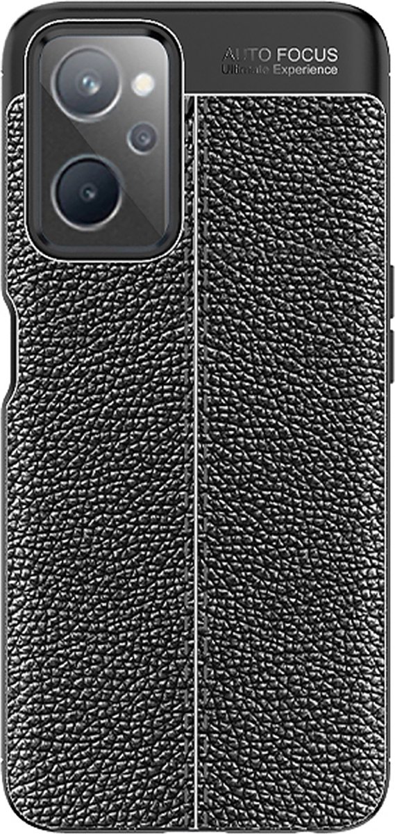 Cazy hoesje geschikt voor Oppo A96 - TPU Hoesje Flexibel Soft Design - Zwart