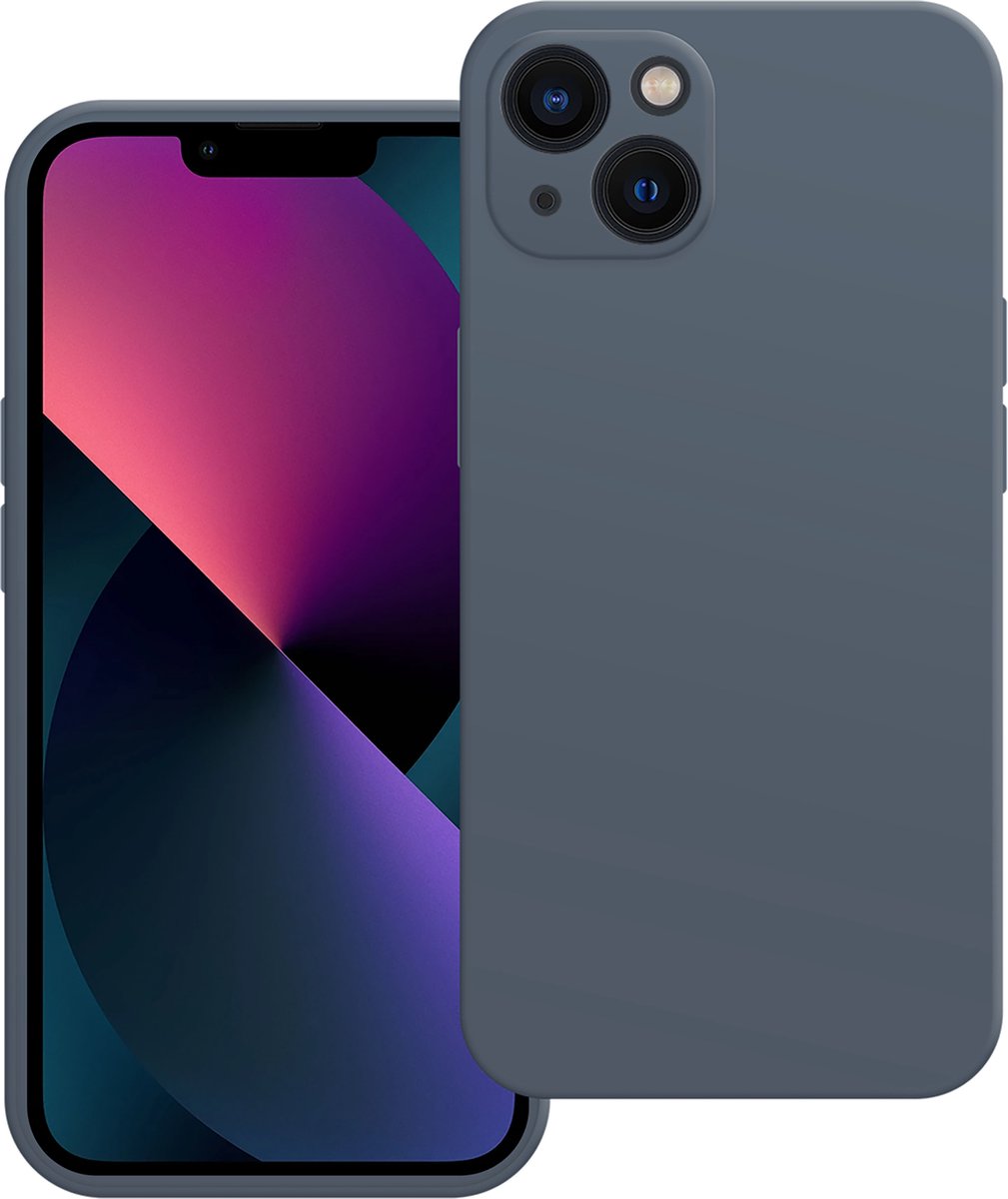Cazy hoesje geschikt voor iPhone 13 Hoesje - Color Backcover - Blauw