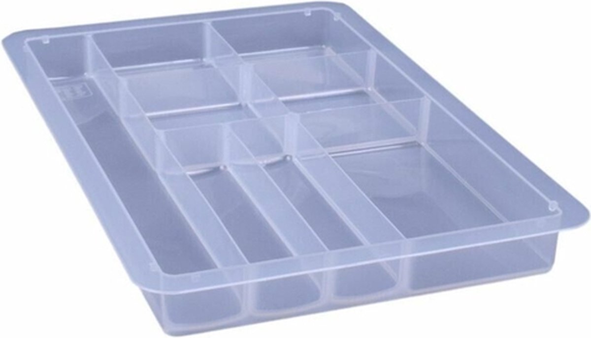 Really Useful Boxoffice divider met 8 vakjes voor 4L of 9L transparant