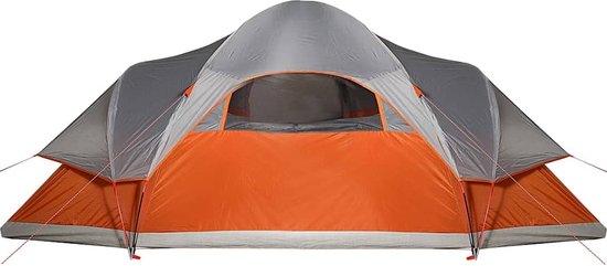 vidaXL - Koepeltent - 9-persoons - waterdicht - oranje van Vidaxl — afbeelding 5