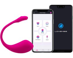 Lovense - Lush 2.0 - Draagbare Vibrator - Vibrerend Ei - Appgestuurd Luxe Vibratie Eitje - Sex Toys voor Vrouwen - Vibrators voor Vrouwen - Sex Toys voor Koppels - Roze