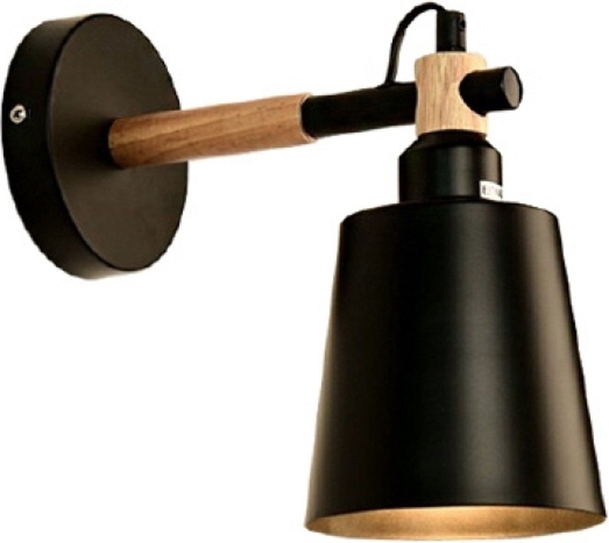OHNO - Woonaccessoires - Auriga Wandlamp - Zwart - Tijdloos - Modern - Industrieël