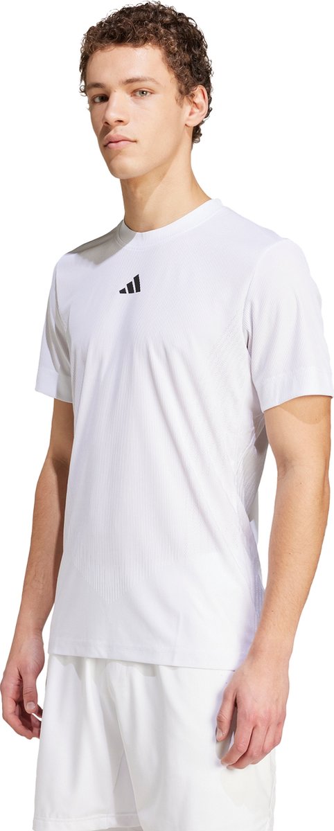adidas Performance Tennis Pro AIRCHILL FreeLift T-shirt Heren Wit