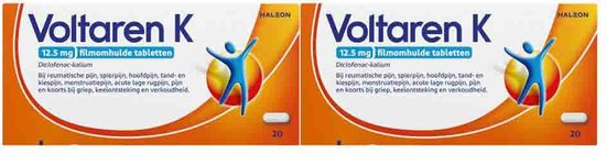 Voltaren K 12,5mg Diclofenac - 2 x 20 tabletten