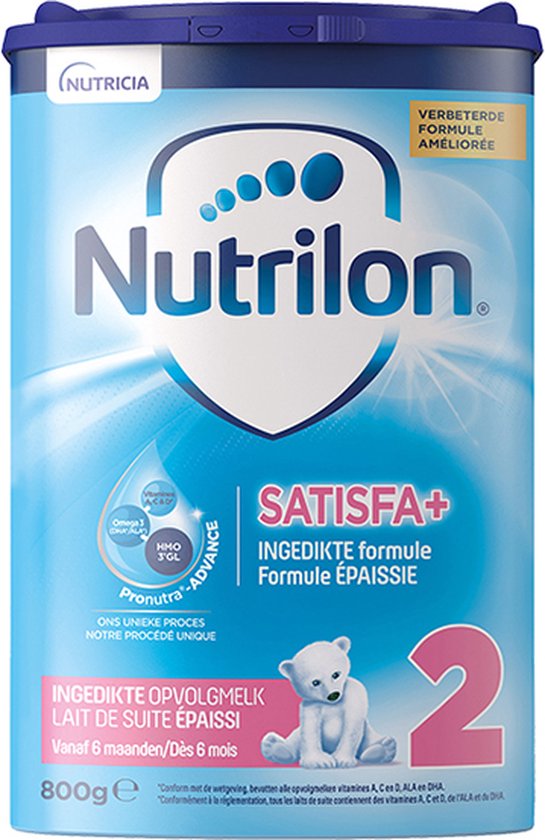 Nutrilon 2 Satisfa+ - Baby melkpoeder vanaf 6 maanden - Voor extra verzadiging - 3 stuks van Merkloos — afbeelding 2