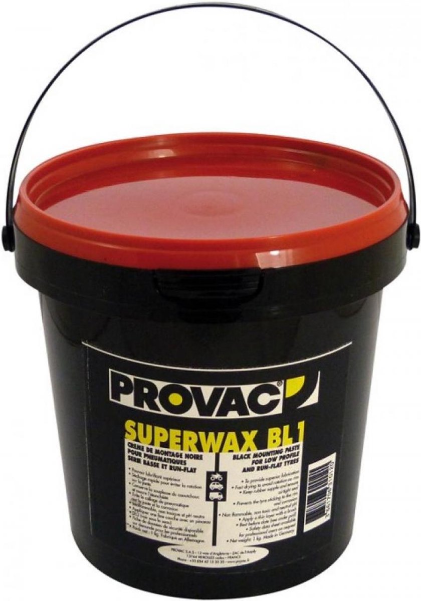 provac-gereedschap voor auto superwax bl1 zwart nieuw