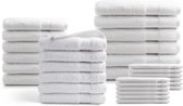 Ensemble de serviettes 30 pièces - Hotel Collection - 100% coton 500 GSM - blanc