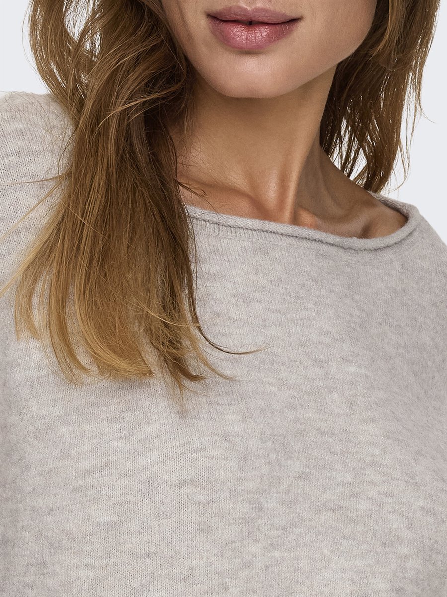 Jacqueline de Yong Trui Jdyrue Life L/s Boat Neck Pull Knt 15336780 Chateau Gray Dames Maat - XL — cadeau in Cadeau-ideeën - foto 6