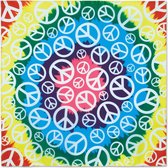 360 DEGREES - Veelkleurige hippie peace bandana - Accessoires > Haar accessoire