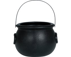 Fiestas Guirca - Zwarte Heksenketel - 16 x 20 cm - Halloween - Halloween Decoratie - Halloween Versiering