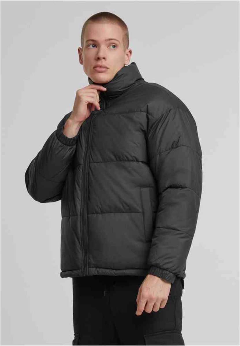 Urban Classics Basic Gewatteerd jack M Zwart
