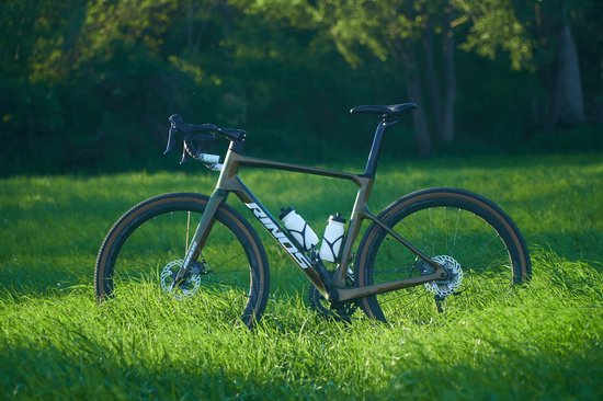 Rinos Sandman 1.0 - Carbon Gravel Fietes - Gravel Bike - met Shimano SORA 18 versnellingen en schijfremmen - lichte fiets voor dames en heren - 700 x 40C - Kameleon Blauw-Paars 50 van Rinos — afbeelding 5