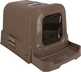Adori Kattentoilet Rattan 69x42x41 cm - Kattenbak - Taupe