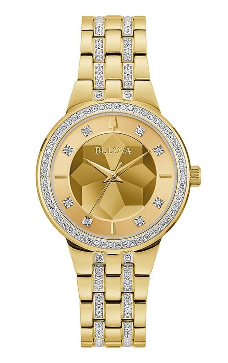 Bulova Phantom 97L176 Horloge - Staal - Goudkleurig - Ø 32 mm