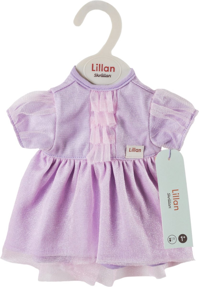 Poppenkleding feestjurk (36 cm)