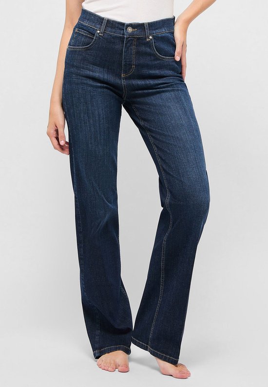Bootcut damesbroek, heupjeans, jeans met wijde pijpen