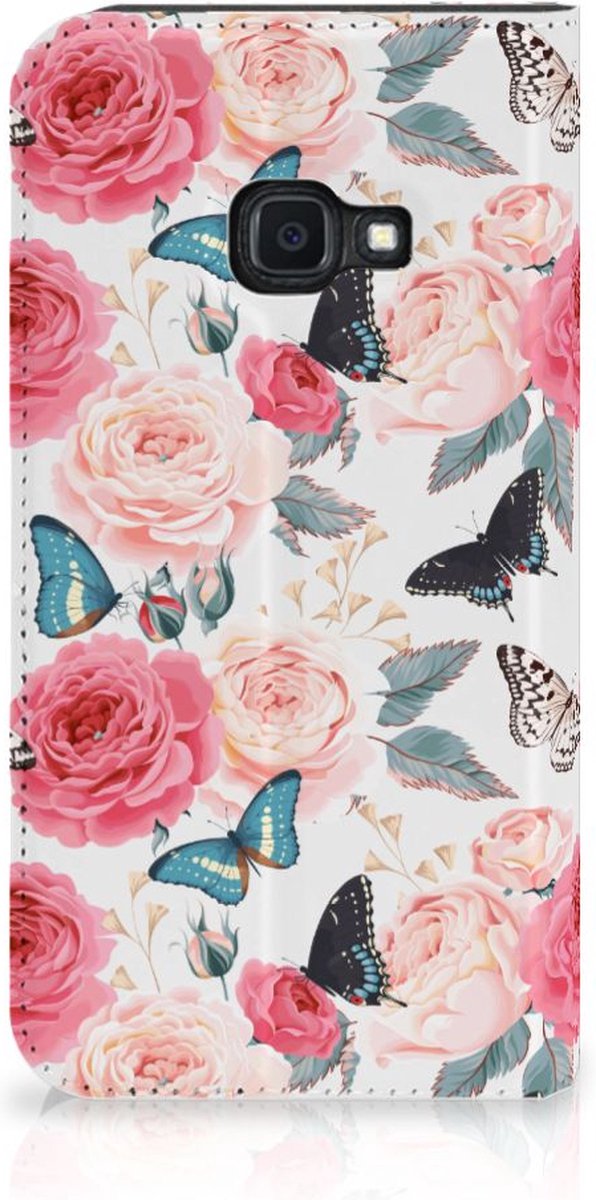 Samsung Galaxy Xcover 4s Smart Cover Butterfly Roses