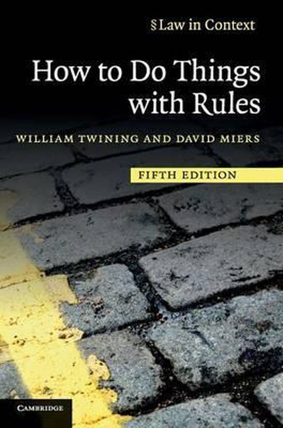 How To Do Things With Rules How To Do Things With Rules