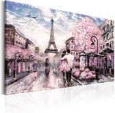 Schilderij - Lente in Parijs
