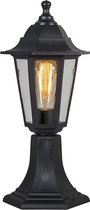 Bol.com QAZQA new haven - Klassieke Staande Buitenlamp | Staande Lamp voor buiten - 1 lichts - H 422 mm - Zwart - Buitenverlichting aanbieding