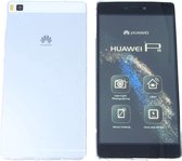 Huawei Ascend P8, 0.35mm Ultra Thin Matte Soft Back Skin case Transparant Wit White