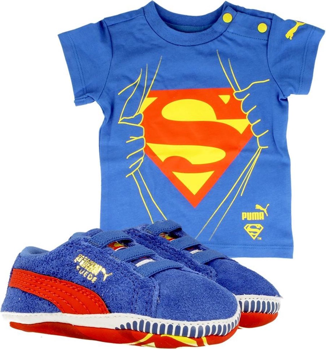 PUMA Crib Pack Suede Superman 357658 01 Blauw