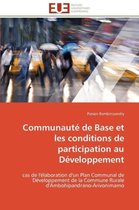 Communauté de Base et les conditions de participation au Développement