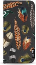 Casetastic Wallet Case Black Samsung Galaxy S10e - Feathers Multi